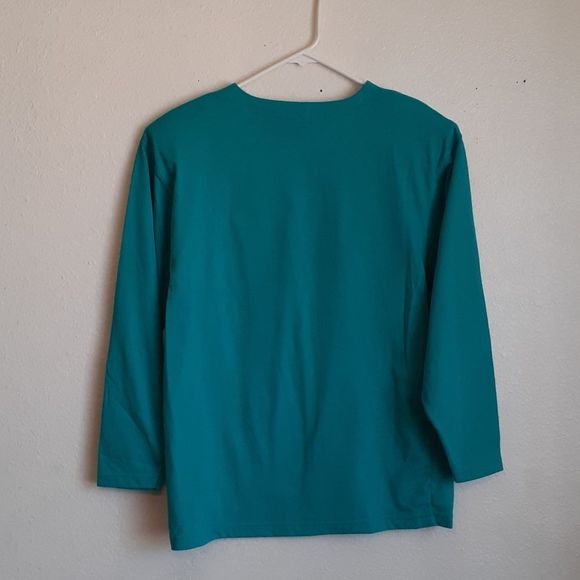 new UPWARD M tees 3/4 sleeves green - Picture 4 of 9